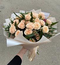 Букет Кремовые розы Латте в Донецке