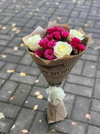 Букет цветов из: Розы в Донецке